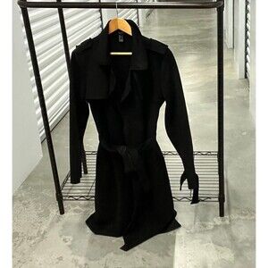 Black Womens Trench Coat